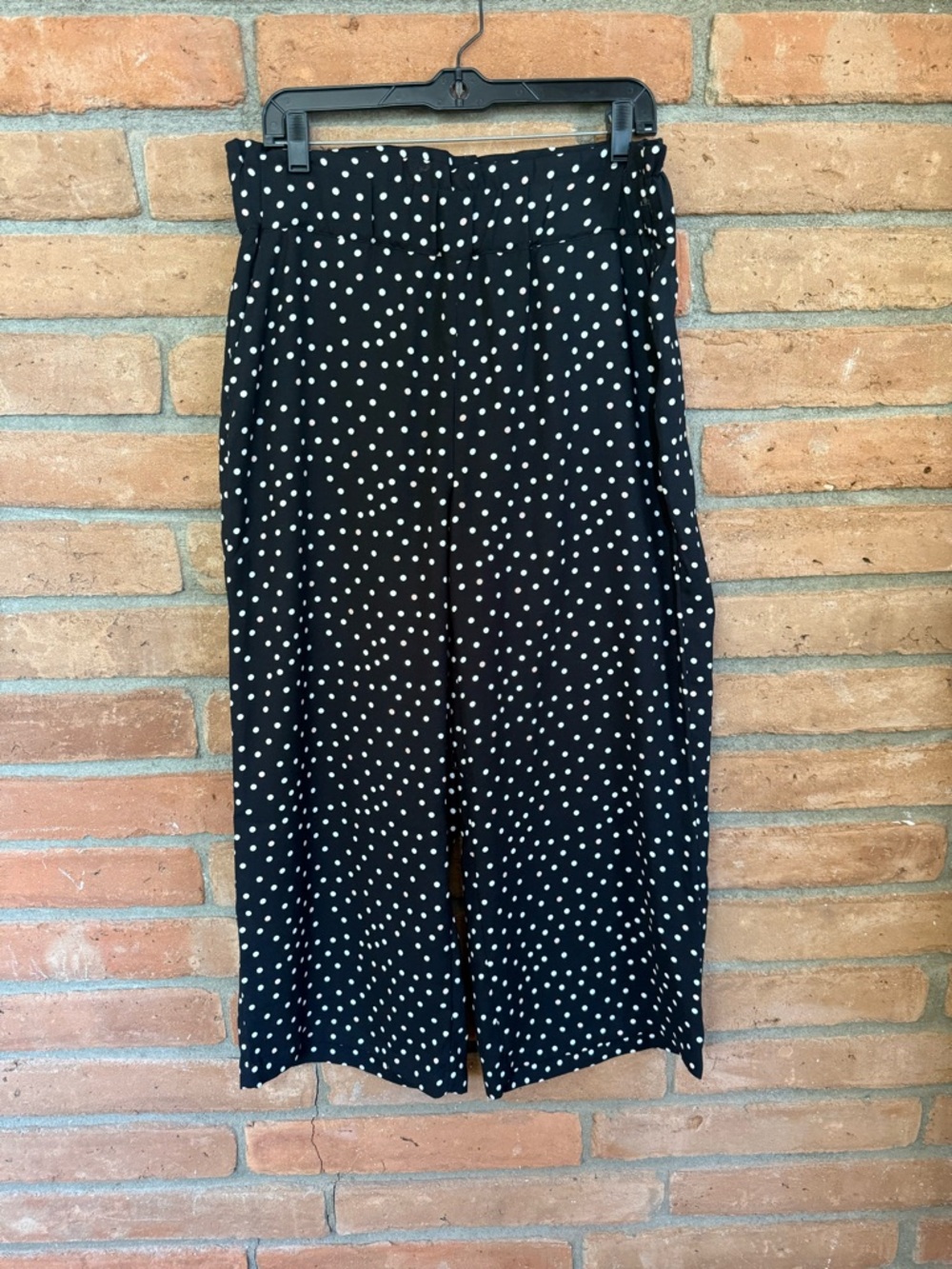 Halogen Polka Dot Wide-Leg Pants